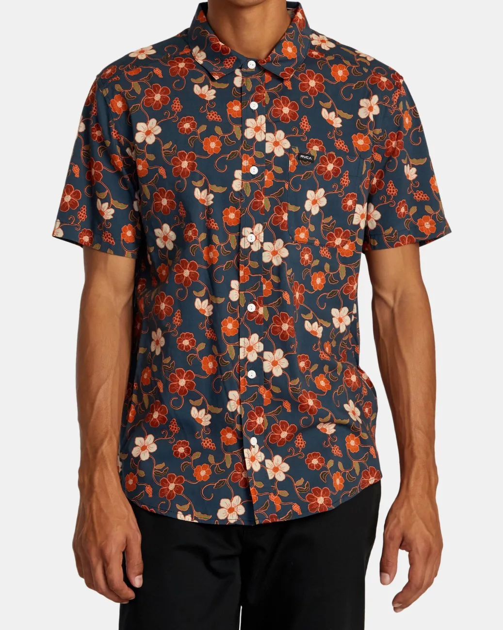 RVCA Shirts / Flannels>ANYTIME SHORT SLEEVE SHIRT