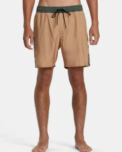RVCA 16"-17" Outseam>APEX ELASTIC WAIST 17" BOARDSHORTS