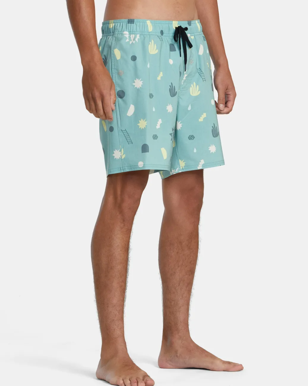 RVCA 16"-17" Outseam>ATLAS ELASTIC WAIST 17" BOARDSHORTS