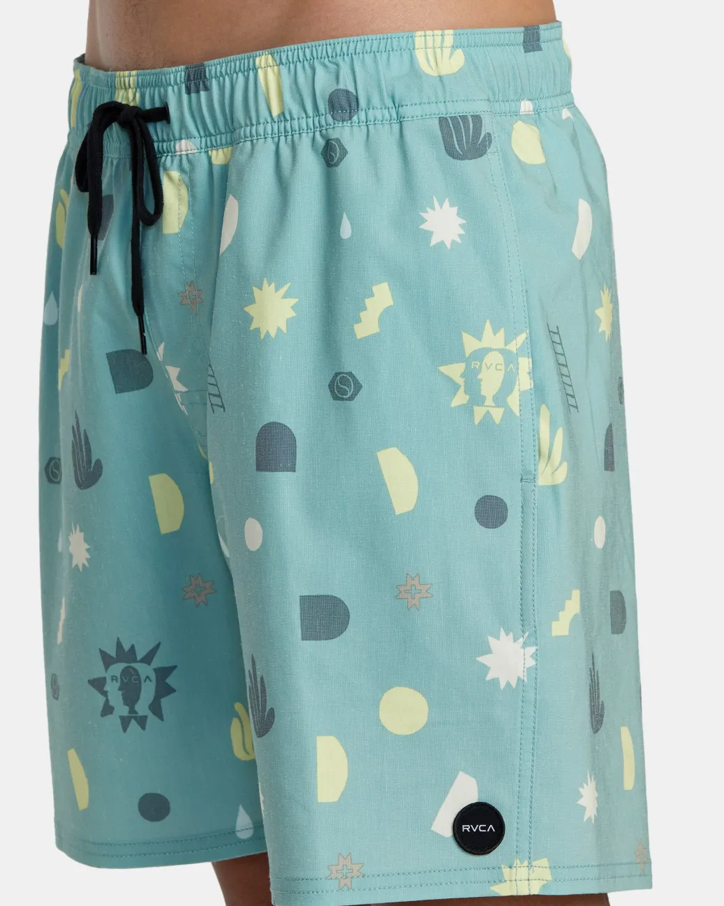 RVCA 16"-17" Outseam>ATLAS ELASTIC WAIST 17" BOARDSHORTS