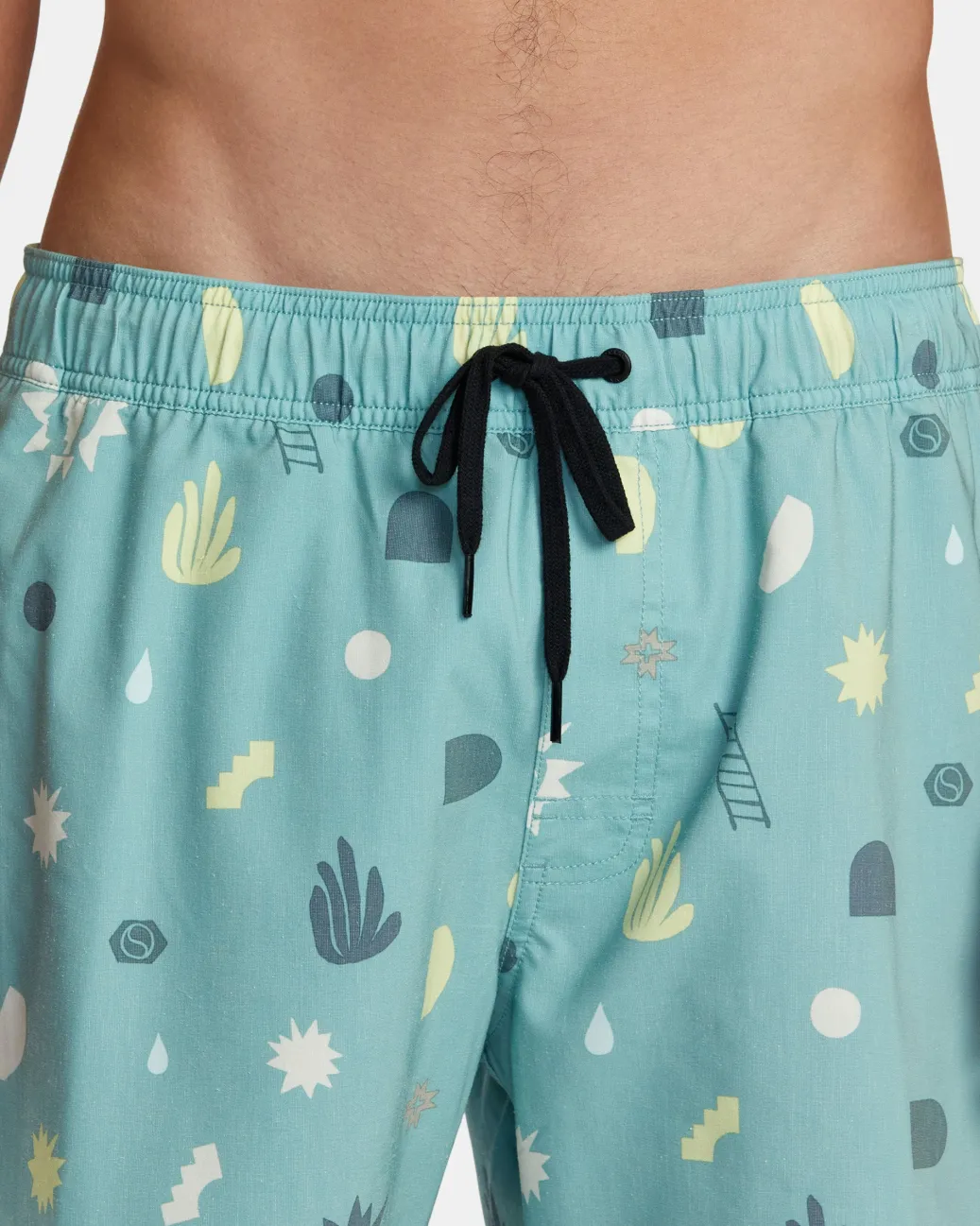 RVCA 16"-17" Outseam>ATLAS ELASTIC WAIST 17" BOARDSHORTS