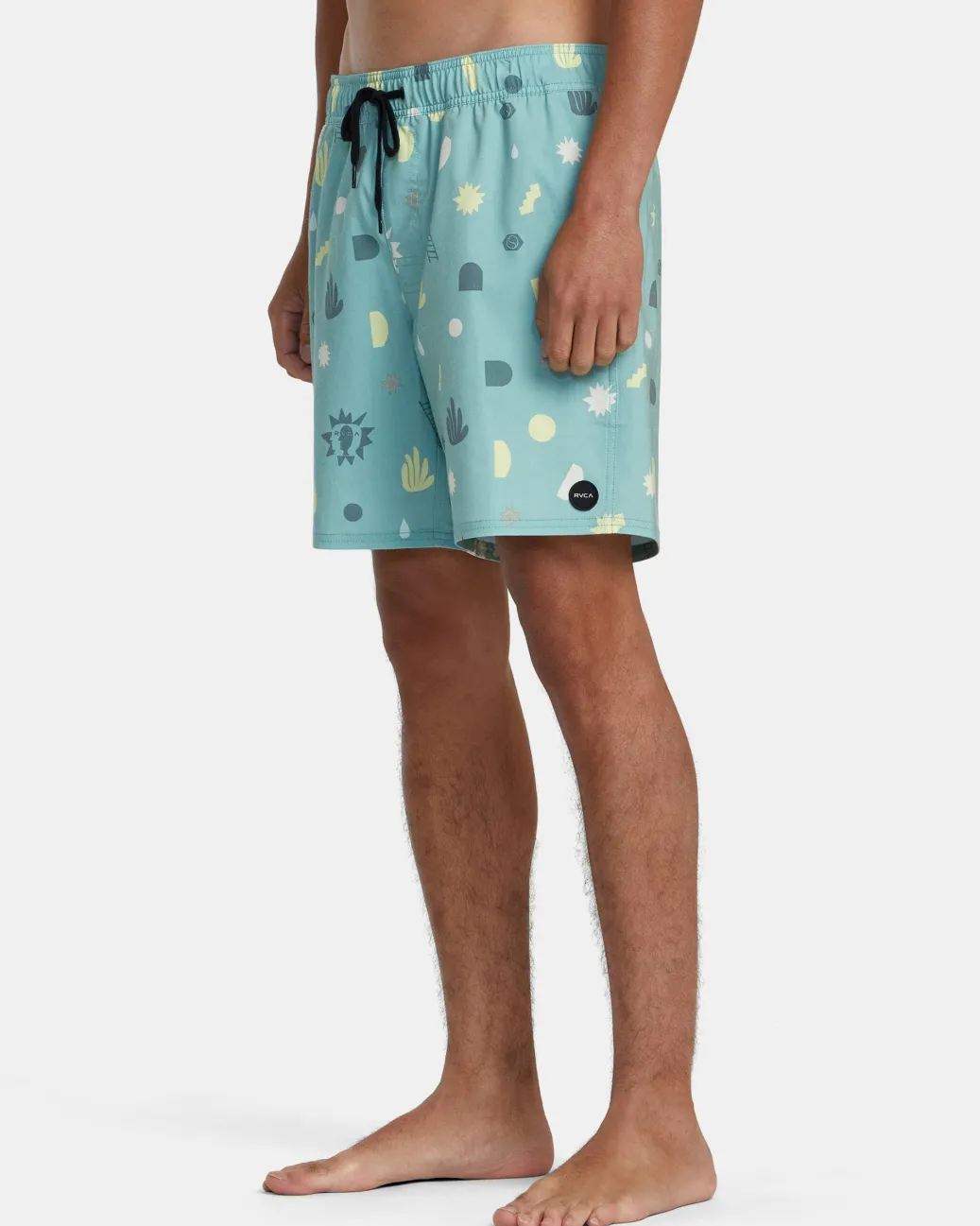 RVCA 16"-17" Outseam>ATLAS ELASTIC WAIST 17" BOARDSHORTS