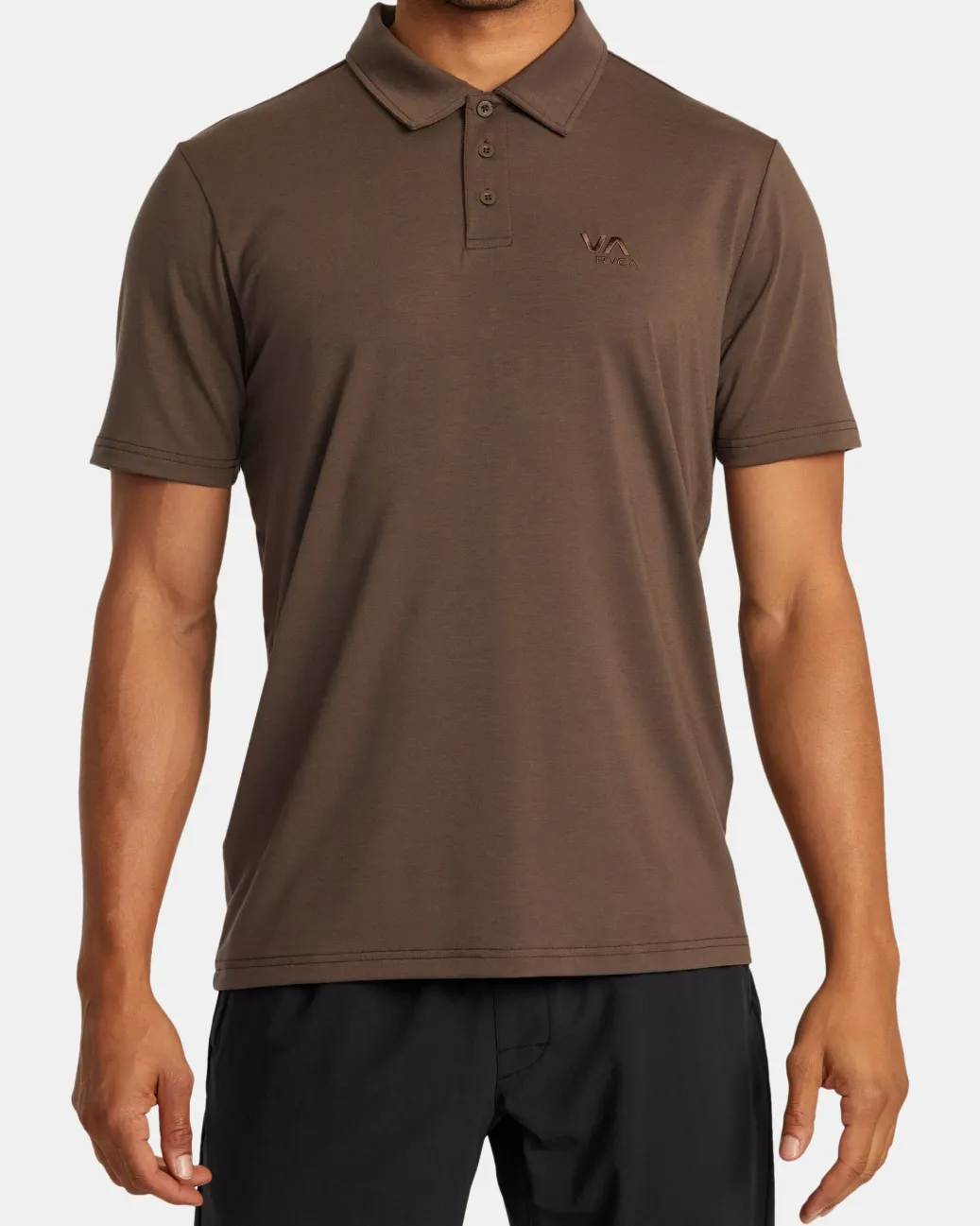 RVCA Workout Shirts>BALANCE SHORT SLEEVE POLO TEE