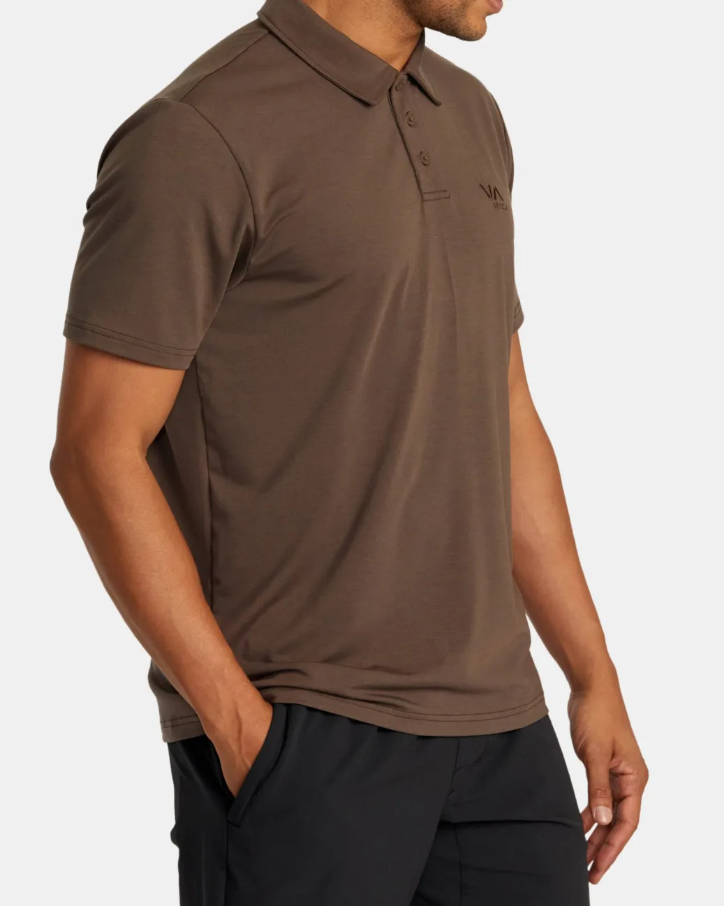 RVCA Workout Shirts>BALANCE SHORT SLEEVE POLO TEE