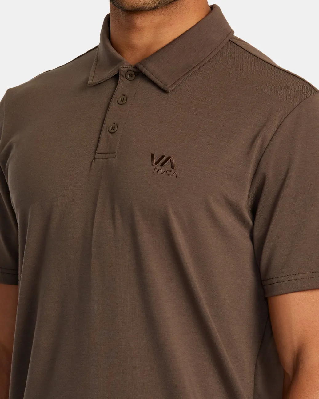 RVCA Workout Shirts>BALANCE SHORT SLEEVE POLO TEE