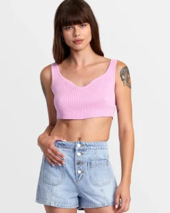 Women RVCA Denim>BARDOT DENIM SHORTS