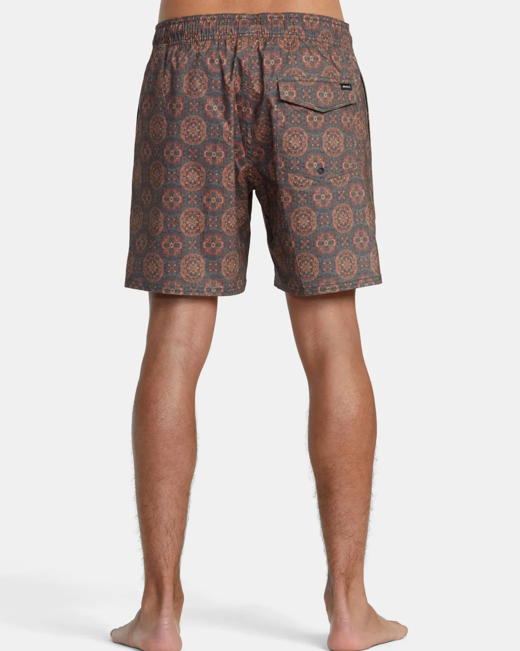 RVCA Boardshorts / Trunks|16"-17" Outseam>BARNES ELASTIC WAIST 17" BOARDSHORTS