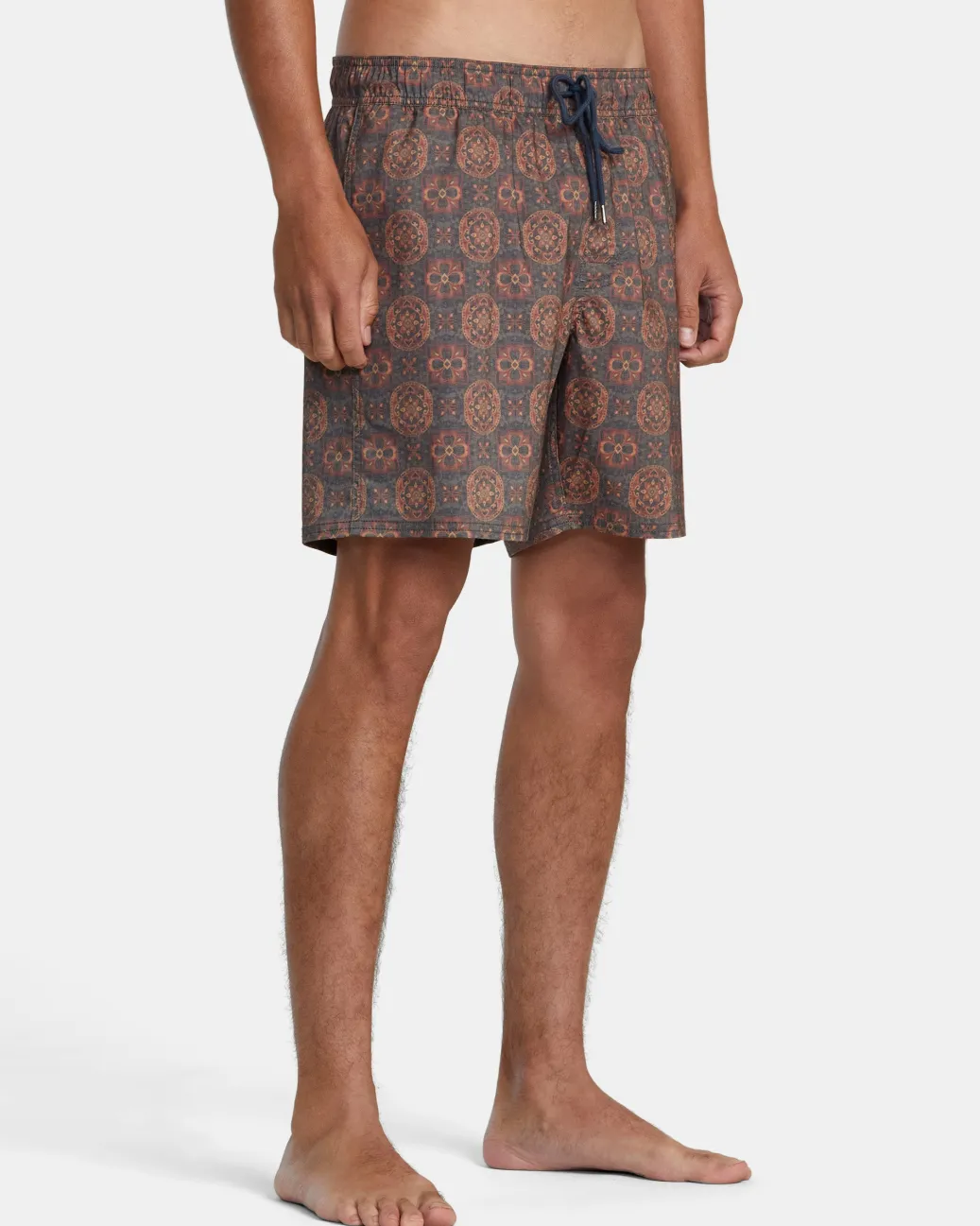 RVCA Boardshorts / Trunks|16"-17" Outseam>BARNES ELASTIC WAIST 17" BOARDSHORTS