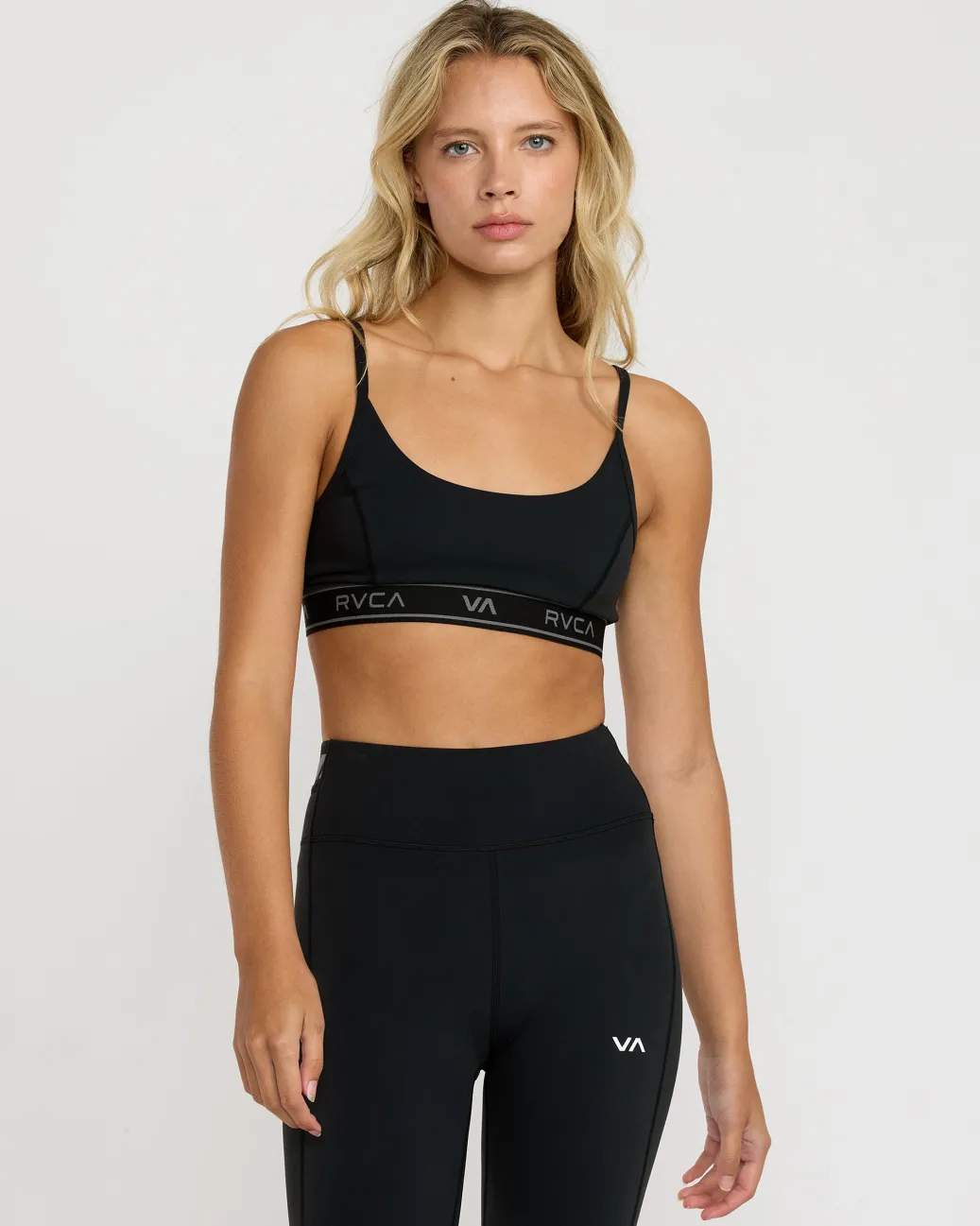 Women RVCA Compression Clothing|Workout Tops>BASE LAP BRA II