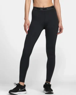 Women RVCA Compression Clothing|Workout Leggings / Joggers>BASE WORKOUT LEGGINGS