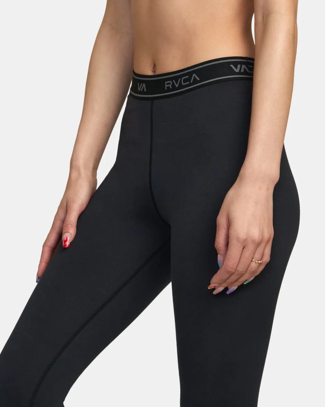 Women RVCA Compression Clothing|Workout Leggings / Joggers>BASE WORKOUT LEGGINGS