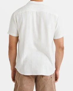 RVCA Shirts / Flannels>BEAT STRIPE SHORT SLEEVE SHIRT