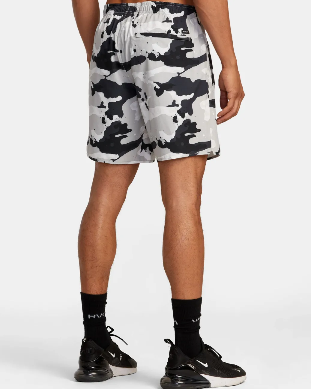 RVCA Athletic Shorts|Athletic Shorts>BEDWIN X STASH YOGGER STRETCH 17" ELASTIC WAIST SHORTS