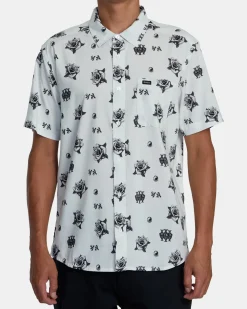 RVCA Shirts / Flannels>BENJAMIN JEANJEAN CEREMONY SHORT SLEEVE SHIRT