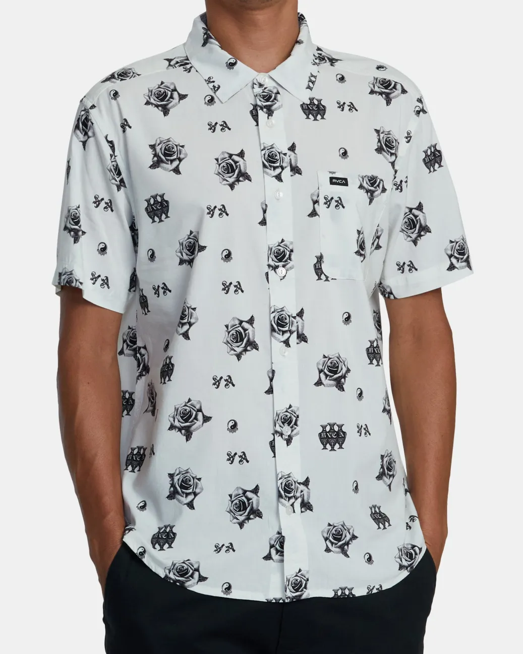 RVCA Shirts / Flannels>BENJAMIN JEANJEAN CEREMONY SHORT SLEEVE SHIRT