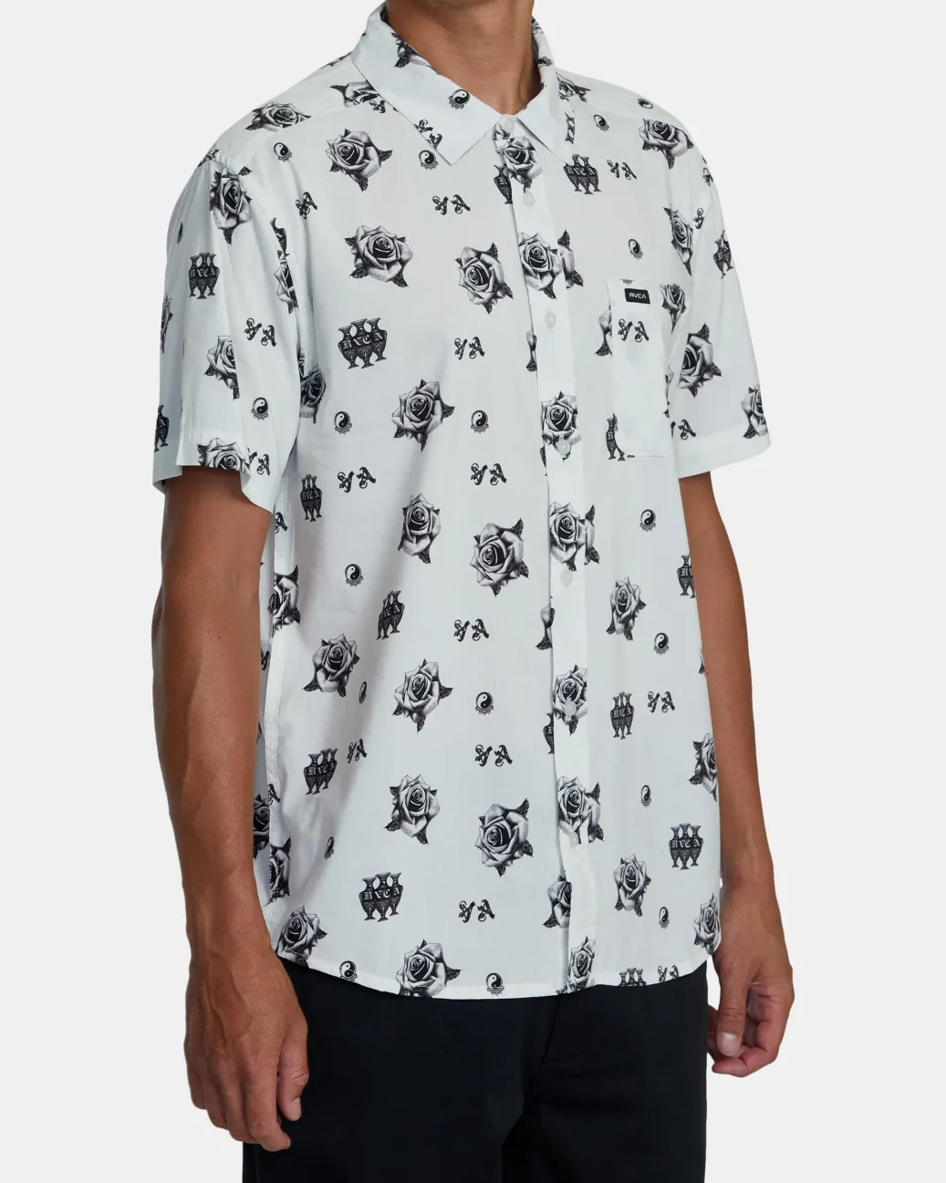 RVCA Shirts / Flannels>BENJAMIN JEANJEAN CEREMONY SHORT SLEEVE SHIRT