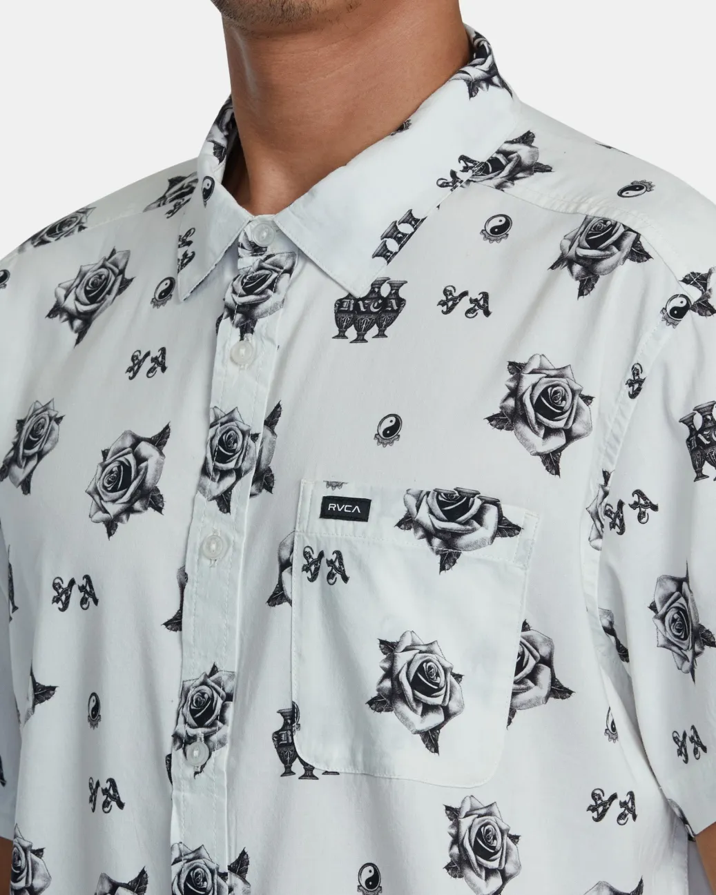 RVCA Shirts / Flannels>BENJAMIN JEANJEAN CEREMONY SHORT SLEEVE SHIRT