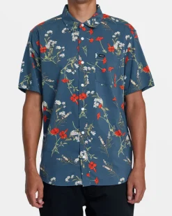RVCA Shirts / Flannels>BOTANICAL SHORT SLEEVE SHIRT