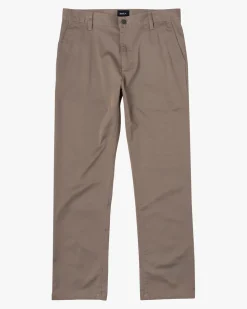 BOY RVCA Denim / Pants>BOYS WEEKDAY STRETCH STRAIGHT FIT PANTS