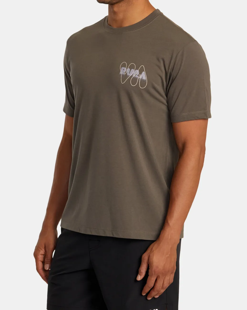 RVCA Workout Shirts|Tees / Tanks>BUBBLE PRINT SHORT SLEEVE TEE