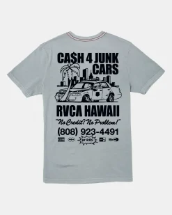 RVCA Tees / Tanks>CASH FOR JUNK TEE