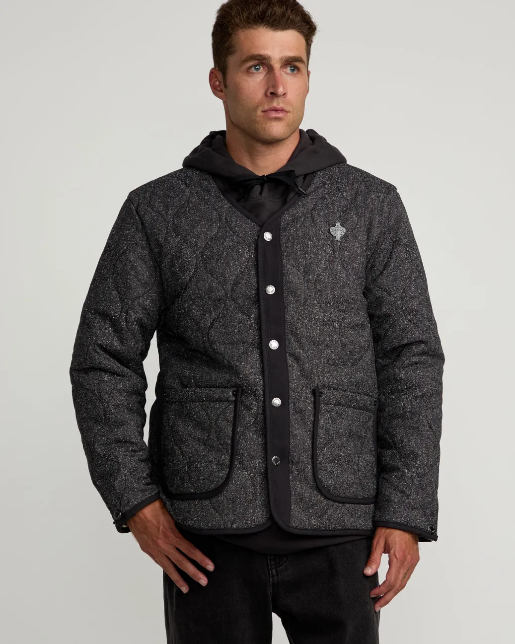 RVCA Jackets>CHEFS KISS QUILTED JACKET