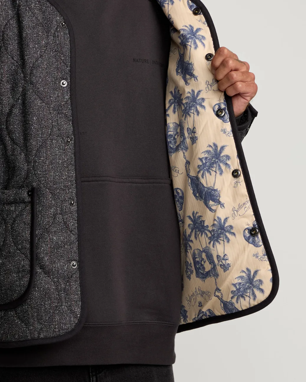 RVCA Jackets>CHEFS KISS QUILTED JACKET