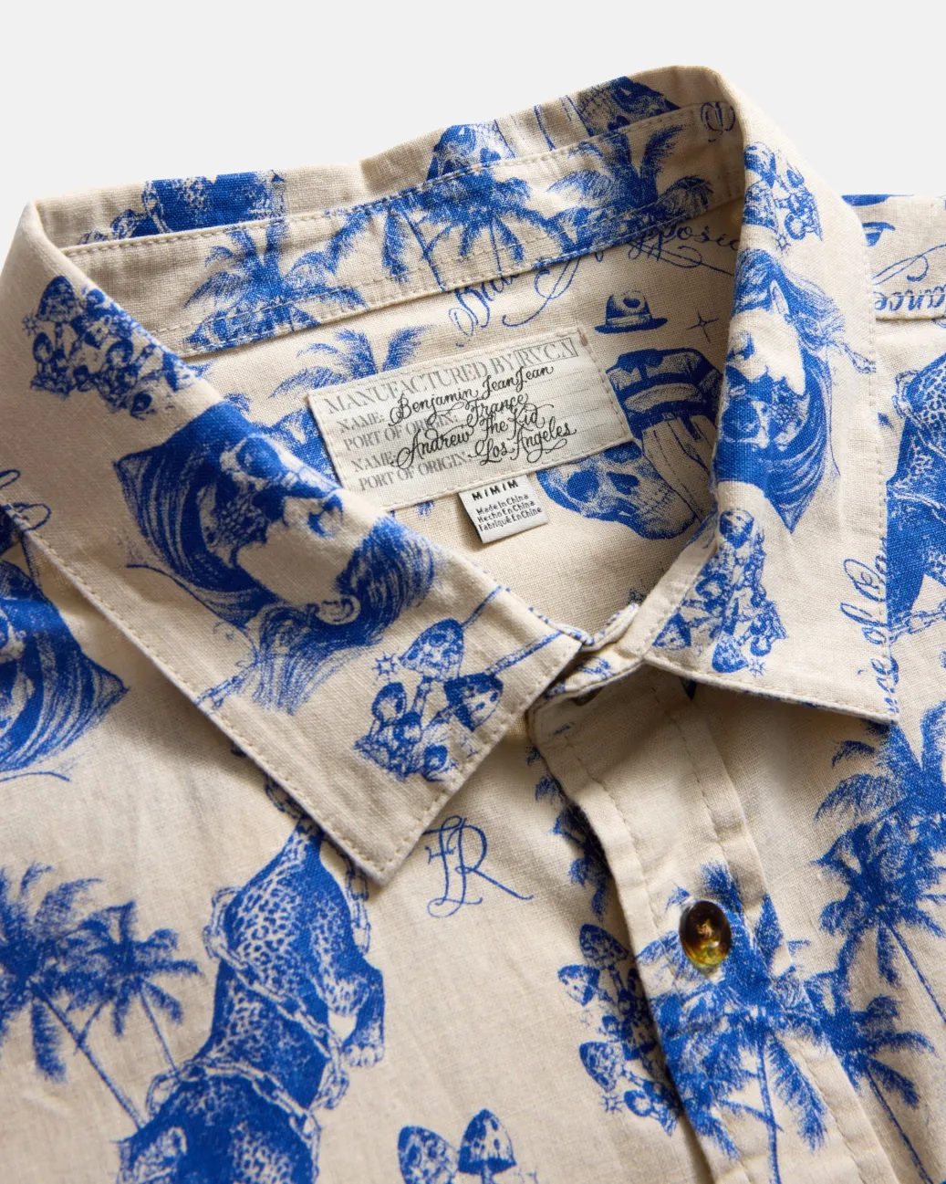 RVCA Shirts / Flannels>CHEFS KISS SHORT SLEEVE SHIRT