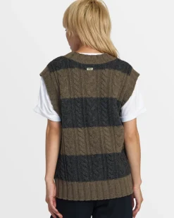 Women RVCA Sweaters>CHEFS KISS SWEATER VEST