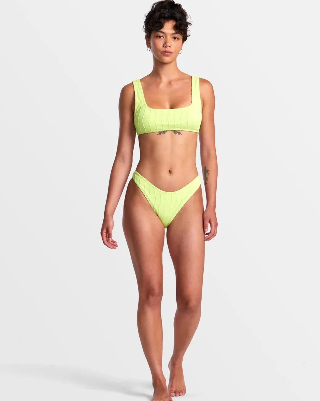 Women RVCA Bikini Tops|Bikini Tops>CHEVY GROOVES LACEBACK BRALETTE BIKINI TOP
