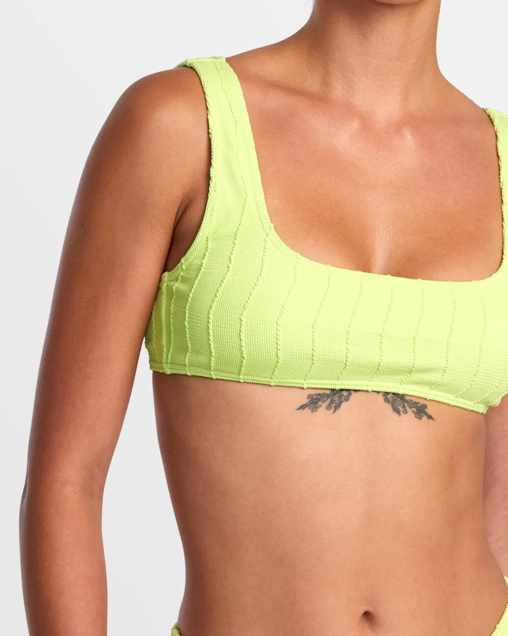Women RVCA Bikini Tops|Bikini Tops>CHEVY GROOVES LACEBACK BRALETTE BIKINI TOP
