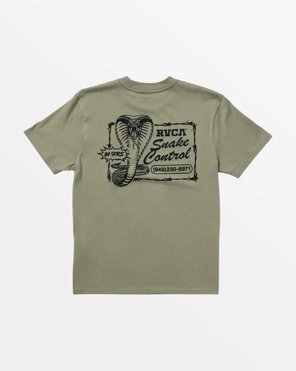 RVCA Tees / Tanks>COBRA SERVICES TEE