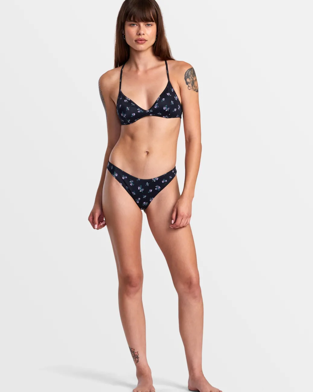Women RVCA Bikini Tops|Bikini Tops>CONTEMPO CROSSBACK TRIANGLE BIKINI TOP