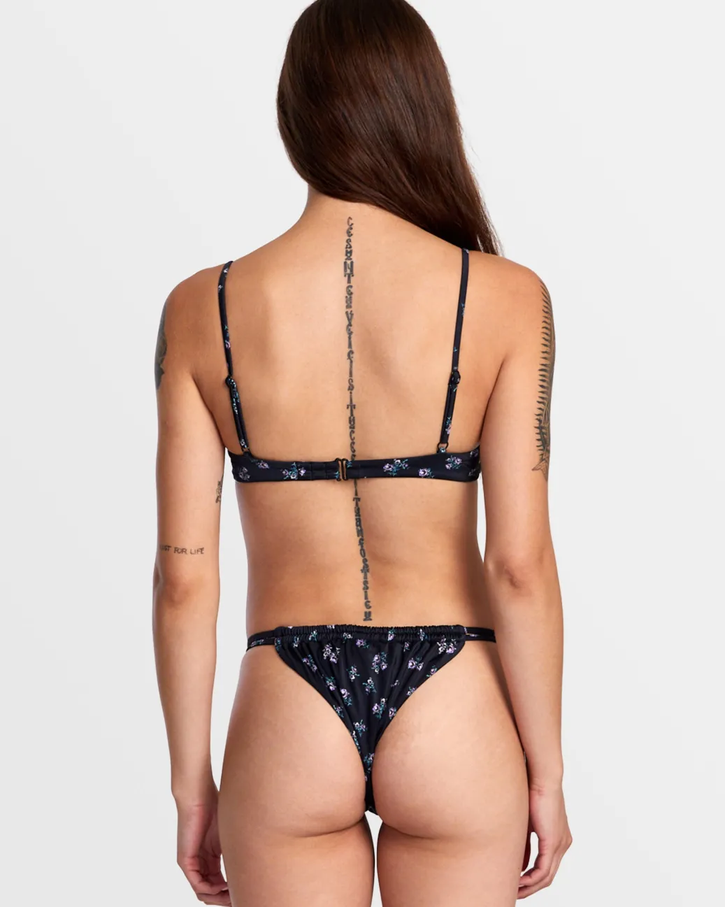 Women RVCA Bikini Tops|Bikini Tops>CONTEMPO V-WIRE BRALETTE BIKINI TOP