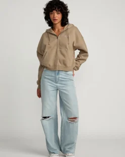 Women RVCA Hoodies / Fleece><noscript><img width=