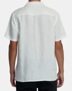 RVCA Shirts / Flannels>CRESCENT BAY SHORT SLEEVE SHIRT