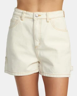 Women RVCA Denim>DAYSHIFT DENIM SHORTS
