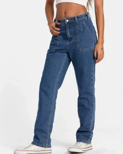 Women RVCA Denim|Pants><noscript><img width=