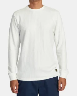 RVCA Tees / Tanks>DAYSHIFT LONG SLEEVE THERMAL SHIRT