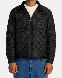 RVCA Jackets>DAYSHIFT REVERSIBLE JACKET