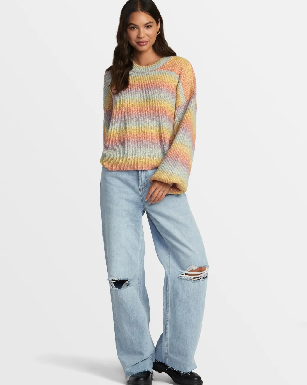 Women RVCA Sweaters>DIP IN PULLOVER SWEATER