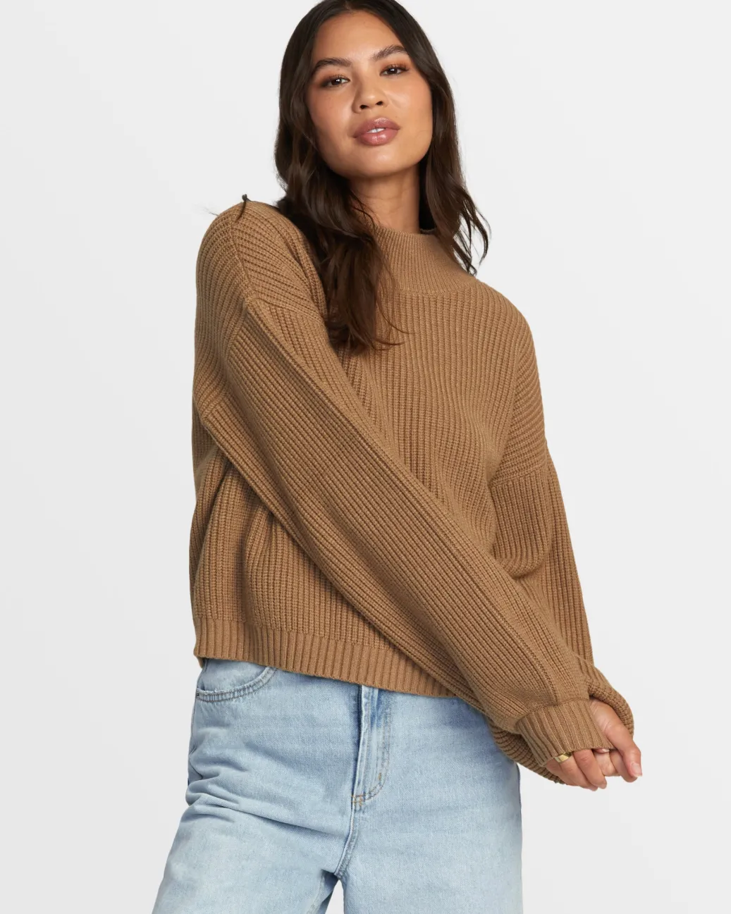 Women RVCA Sweaters>DREAM CYCLE TURTLENECK SWEATER