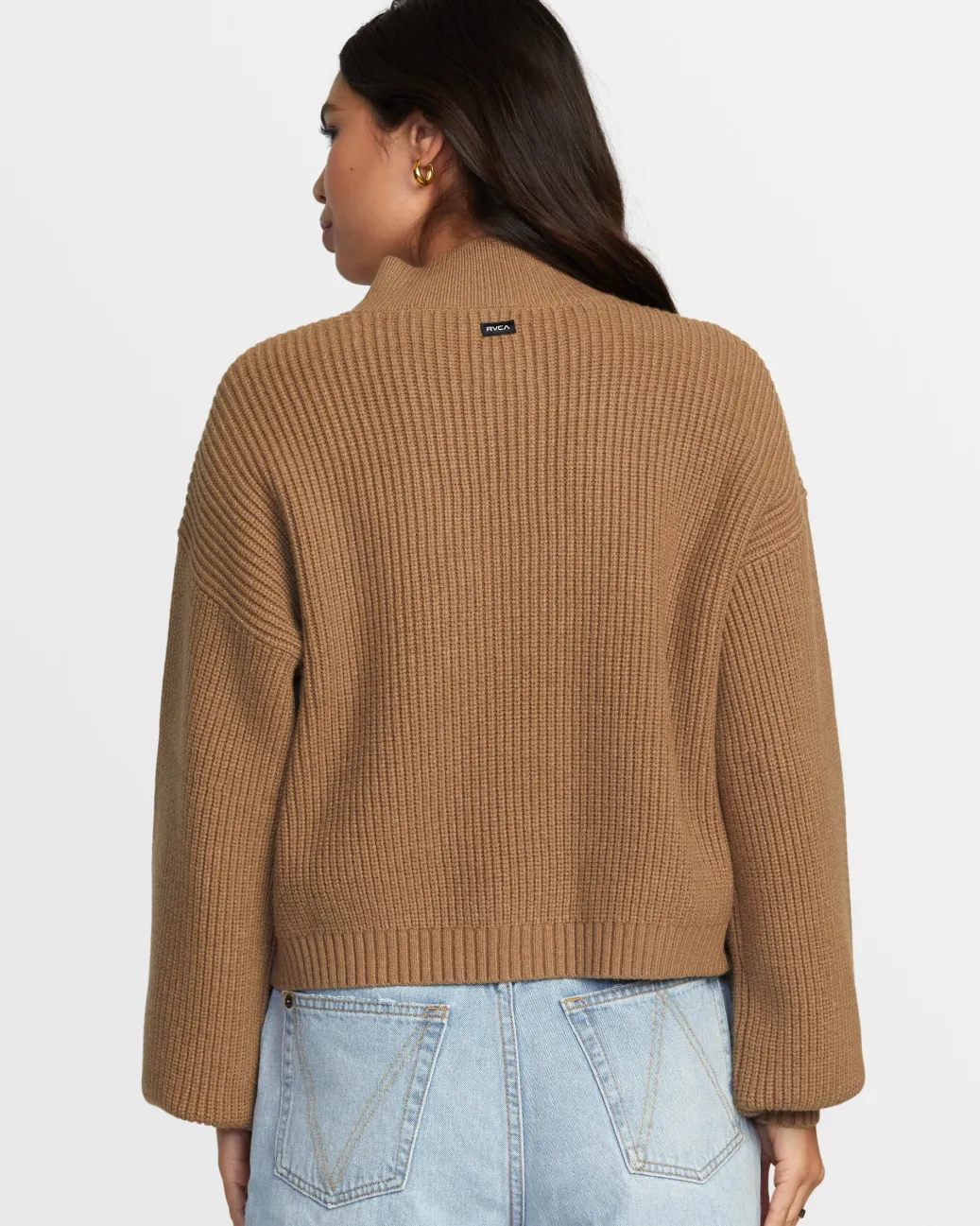Women RVCA Sweaters>DREAM CYCLE TURTLENECK SWEATER