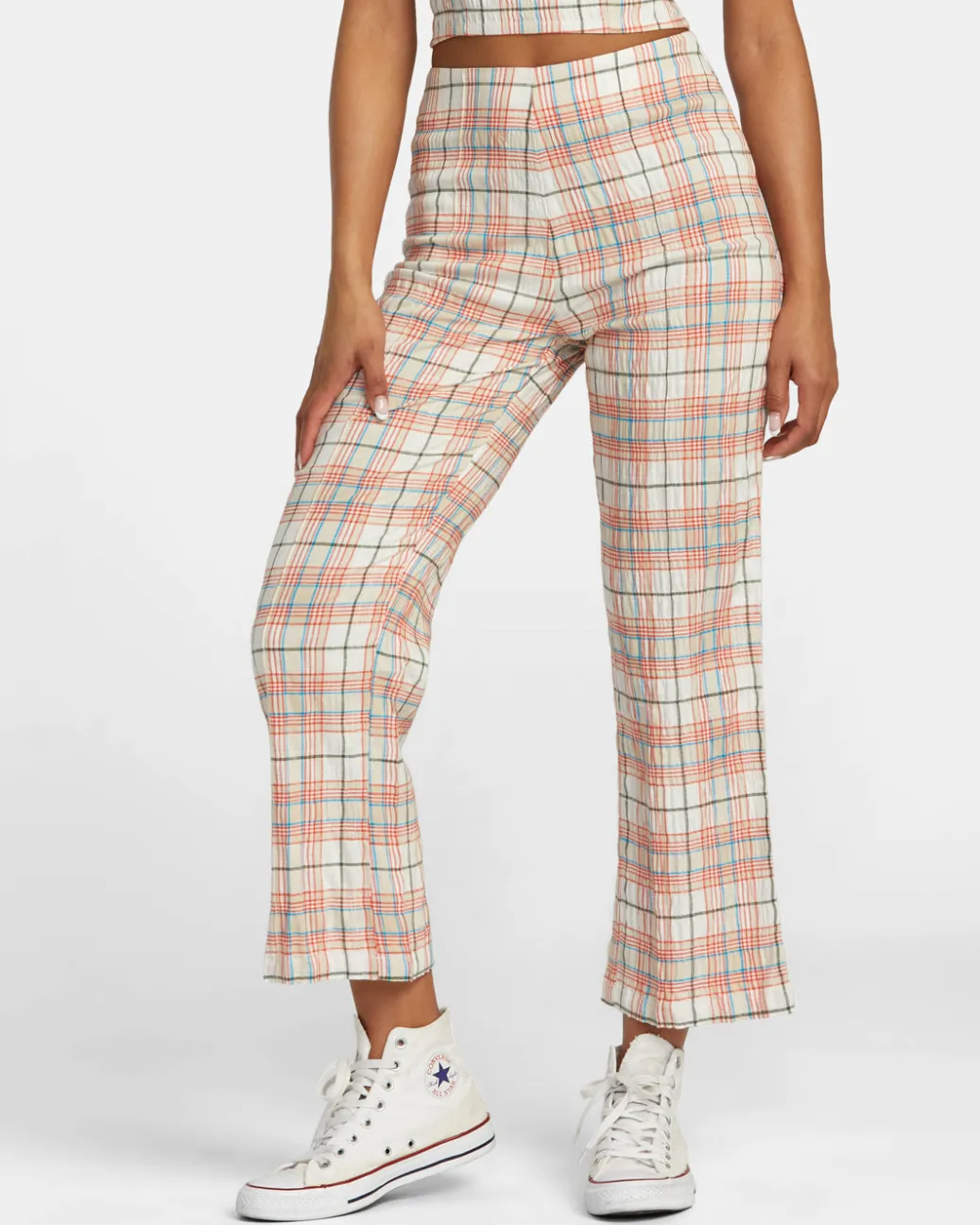Women RVCA Pants>DRIP HIGH-WAISTED PANTS