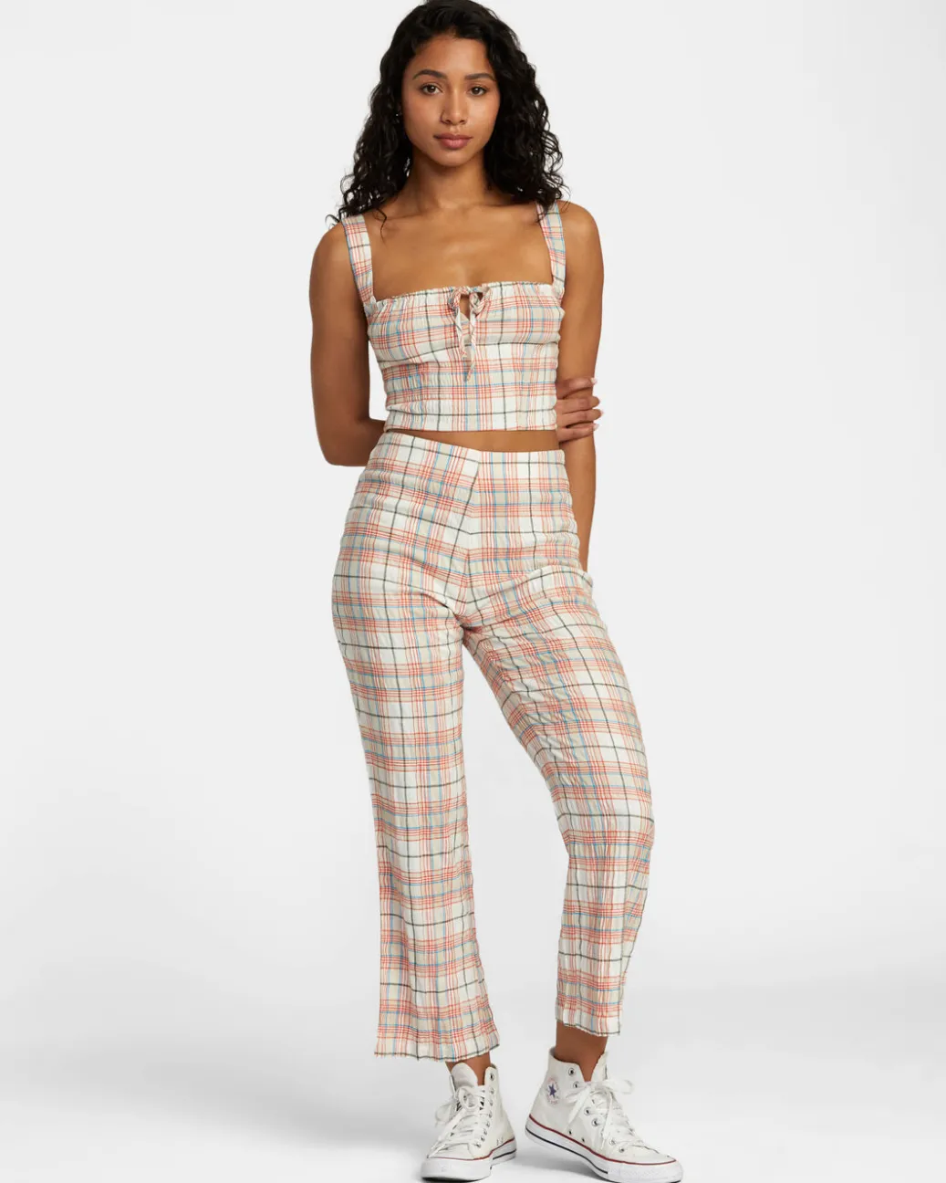 Women RVCA Pants>DRIP HIGH-WAISTED PANTS