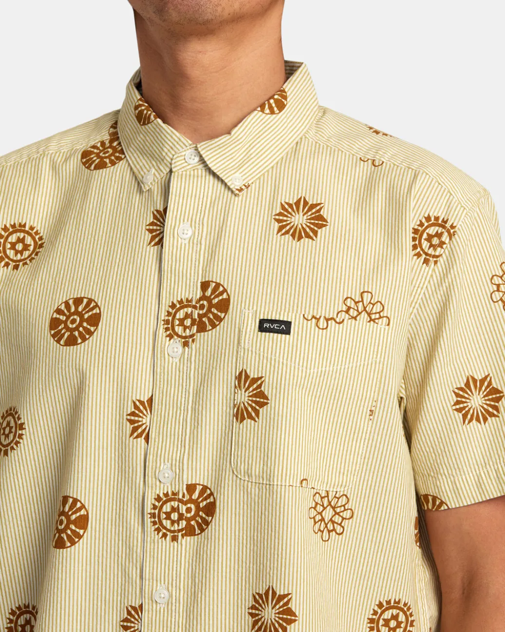 RVCA Shirts / Flannels>ENDLESS SEERSUCKER SHORT SLEEVE SHIRT