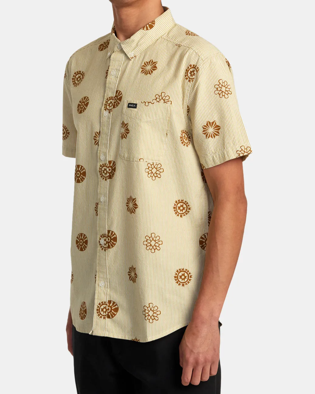 RVCA Shirts / Flannels>ENDLESS SEERSUCKER SHORT SLEEVE SHIRT