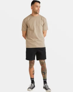 RVCA Shorts / Hybrids>ESCAPE 17" ELASTIC WAIST SHORTS