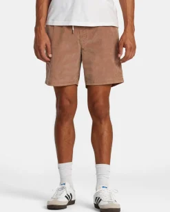 RVCA Shorts / Hybrids>ESCAPE 17" ELASTIC WAIST SHORTS