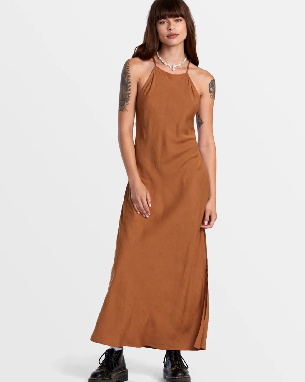 Women RVCA Dresses / Rompers>EXILE MIDI SUN DRESS